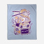 Ramen Robot Cat Bowl-None-Fleece-Blanket-xMorfina