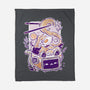 Ramen Robot Cat Bowl-None-Fleece-Blanket-xMorfina