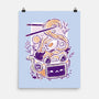 Ramen Robot Cat Bowl-None-Matte-Poster-xMorfina