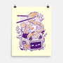 Ramen Robot Cat Bowl-None-Matte-Poster-xMorfina