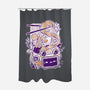 Ramen Robot Cat Bowl-None-Polyester-Shower Curtain-xMorfina