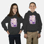 Ramen Robot Cat Bowl-Youth-Pullover-Sweatshirt-xMorfina