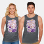 Ramen Robot Cat Bowl-Unisex-Basic-Tank-xMorfina