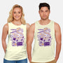 Ramen Robot Cat Bowl-Unisex-Basic-Tank-xMorfina