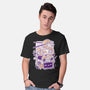 Ramen Robot Cat Bowl-Mens-Basic-Tee-xMorfina