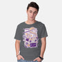 Ramen Robot Cat Bowl-Mens-Basic-Tee-xMorfina