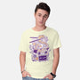 Ramen Robot Cat Bowl-Mens-Basic-Tee-xMorfina