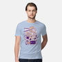 Ramen Robot Cat Bowl-Mens-Premium-Tee-xMorfina