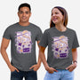 Ramen Robot Cat Bowl-Unisex-Basic-Tee-xMorfina