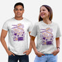 Ramen Robot Cat Bowl-Unisex-Basic-Tee-xMorfina