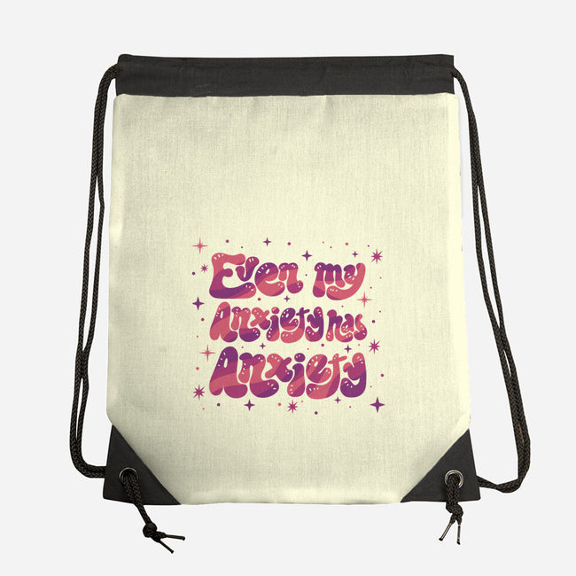 Even My Anxiety Has Anxiety-None-Drawstring-Bag-xMorfina