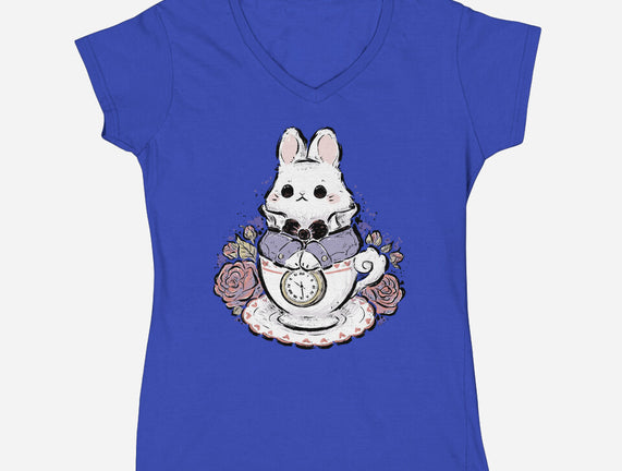 Cute White Rabbit Tea Cup