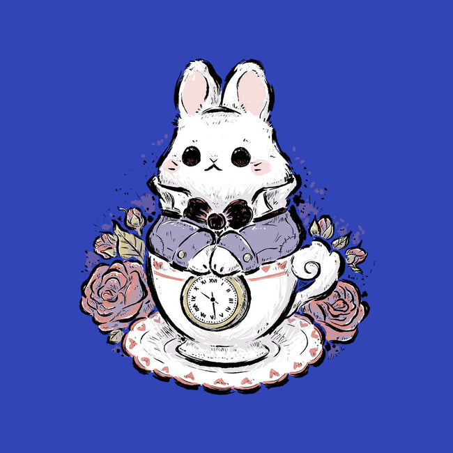 Cute White Rabbit Tea Cup-Mens-Basic-Tee-xMorfina