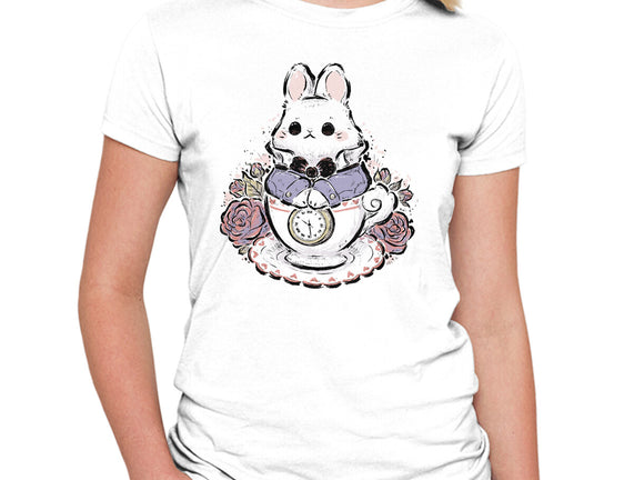 Cute White Rabbit Tea Cup