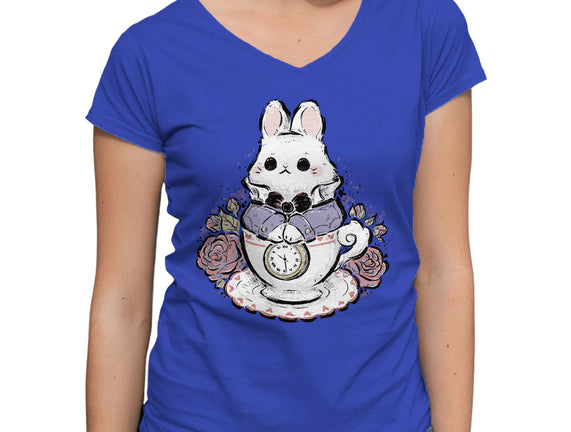Cute White Rabbit Tea Cup