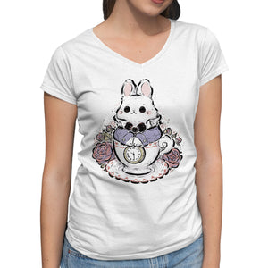 Cute White Rabbit Tea Cup