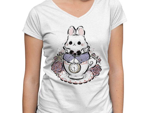 Cute White Rabbit Tea Cup