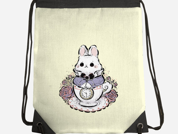 Cute White Rabbit Tea Cup