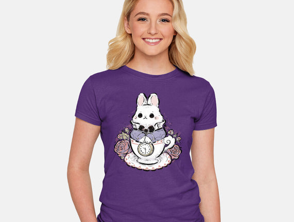 Cute White Rabbit Tea Cup