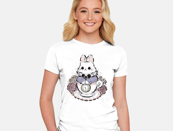 Cute White Rabbit Tea Cup