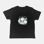 Cute Alien Cats Spaceship-Baby-Basic-Tee-xMorfina