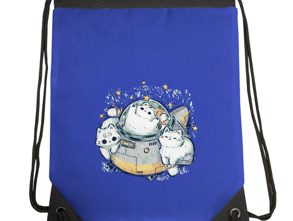 Cute Alien Cats Spaceship