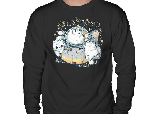 Cute Alien Cats Spaceship