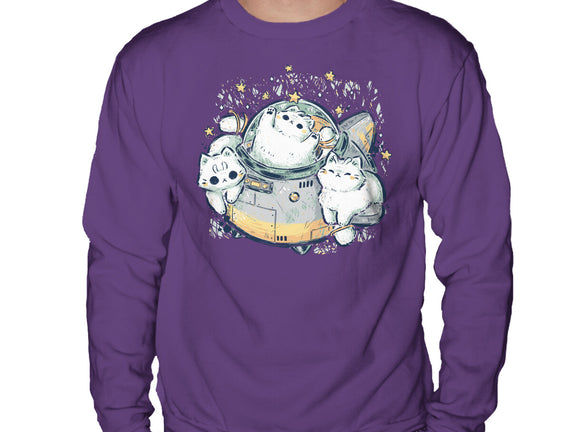 Cute Alien Cats Spaceship