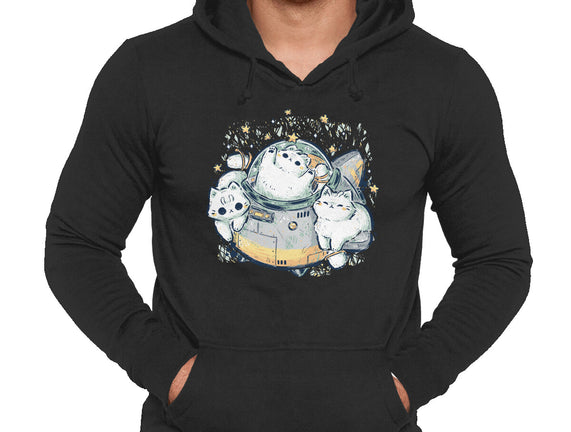 Cute Alien Cats Spaceship