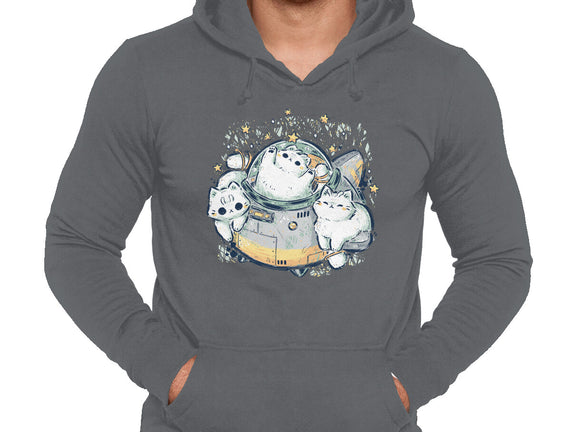 Cute Alien Cats Spaceship