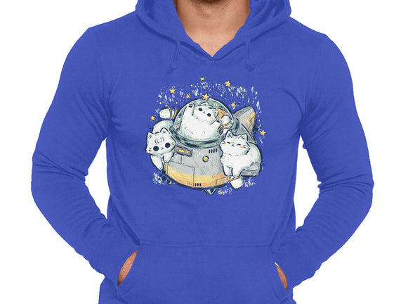 Cute Alien Cats Spaceship