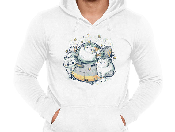 Cute Alien Cats Spaceship