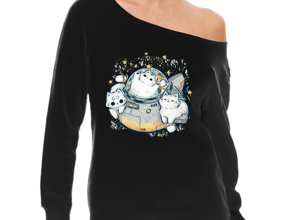 Cute Alien Cats Spaceship