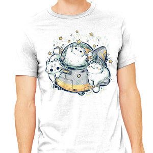 Cute Alien Cats Spaceship