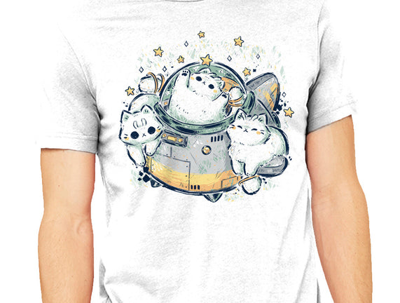 Cute Alien Cats Spaceship