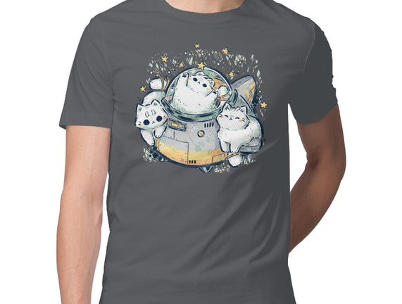 Cute Alien Cats Spaceship