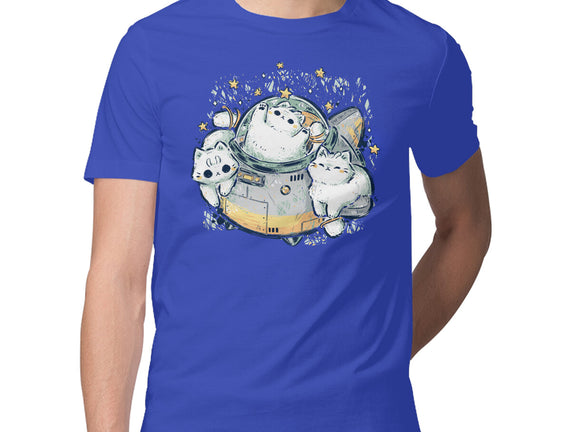 Cute Alien Cats Spaceship