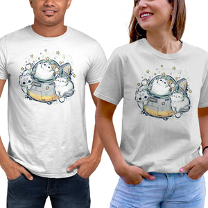 Cute Alien Cats Spaceship