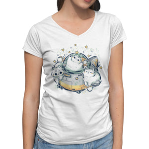 Cute Alien Cats Spaceship