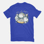 Cute Alien Cats Spaceship-Womens-Fitted-Tee-xMorfina