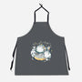 Cute Alien Cats Spaceship-Unisex-Kitchen-Apron-xMorfina