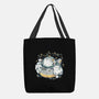 Cute Alien Cats Spaceship-None-Basic Tote-Bag-xMorfina