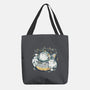 Cute Alien Cats Spaceship-None-Basic Tote-Bag-xMorfina