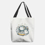 Cute Alien Cats Spaceship-None-Basic Tote-Bag-xMorfina