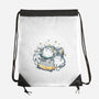 Cute Alien Cats Spaceship-None-Drawstring-Bag-xMorfina