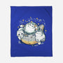 Cute Alien Cats Spaceship-None-Fleece-Blanket-xMorfina