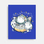Cute Alien Cats Spaceship-None-Stretched-Canvas-xMorfina