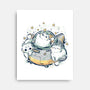Cute Alien Cats Spaceship-None-Stretched-Canvas-xMorfina