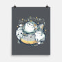 Cute Alien Cats Spaceship-None-Matte-Poster-xMorfina