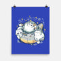 Cute Alien Cats Spaceship-None-Matte-Poster-xMorfina